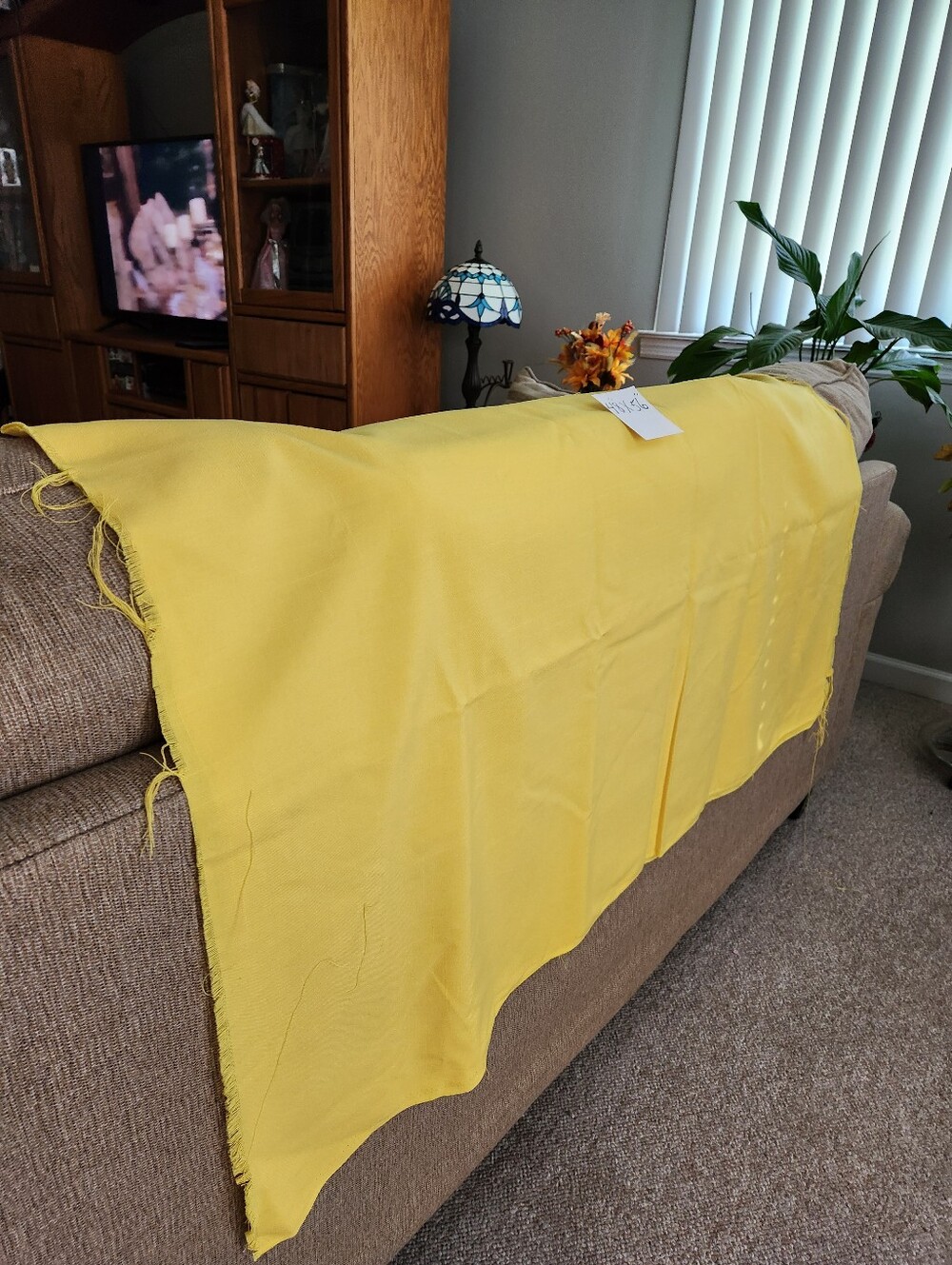 Yellow Cotton Fabric